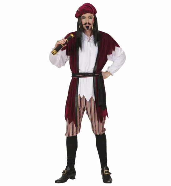 Disfraz de Pirata Caribeño Adultos Widmann